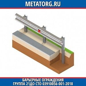 Барьерные ограждения 21ДО 130-0,75х3,0Е-0,95 1,1