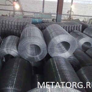 Сетка дорожная в рулонах 100х100х3 ГОСТ 23279-2012